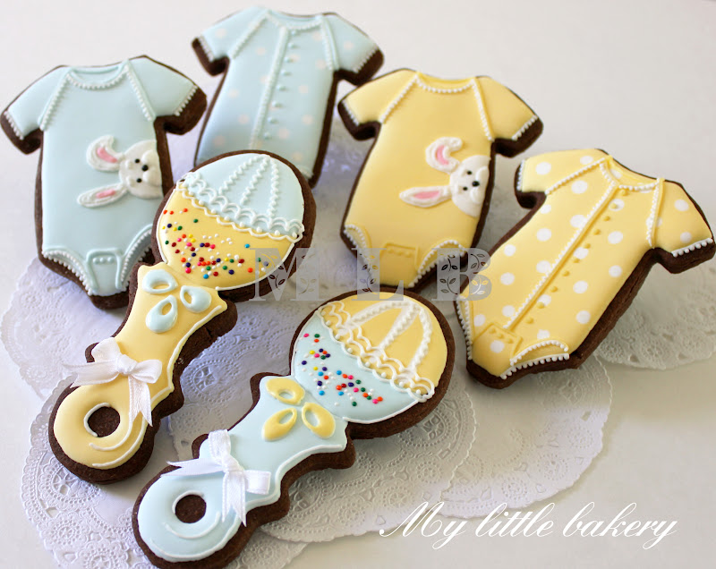 My little bakery 🌹 Baby shower cookies