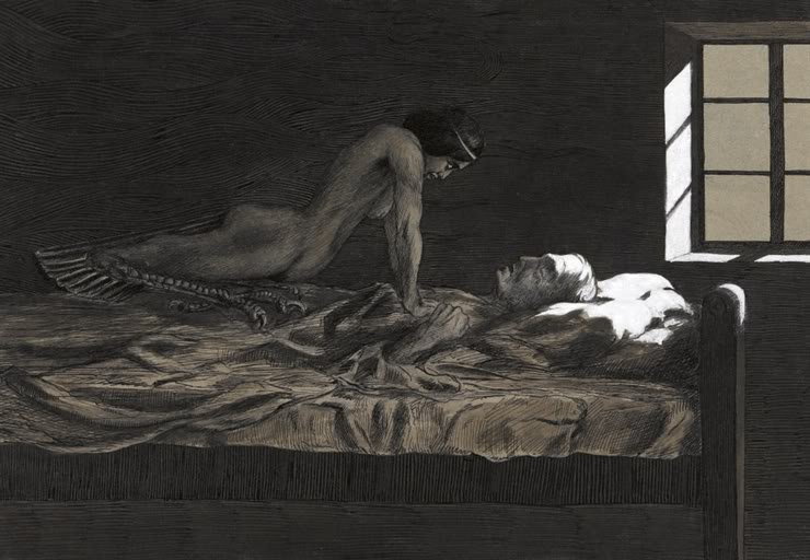 Sleep paralysis in art as demonic visitation.