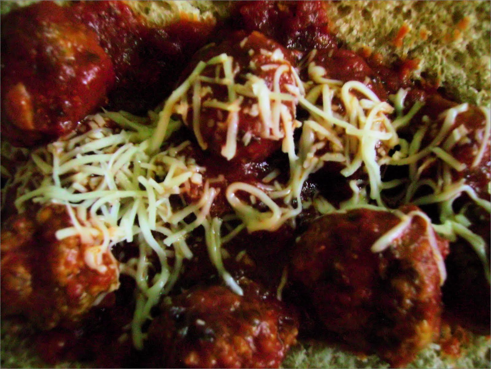 Becky Cooks Lightly OpenFaced Meatball Sandwiches