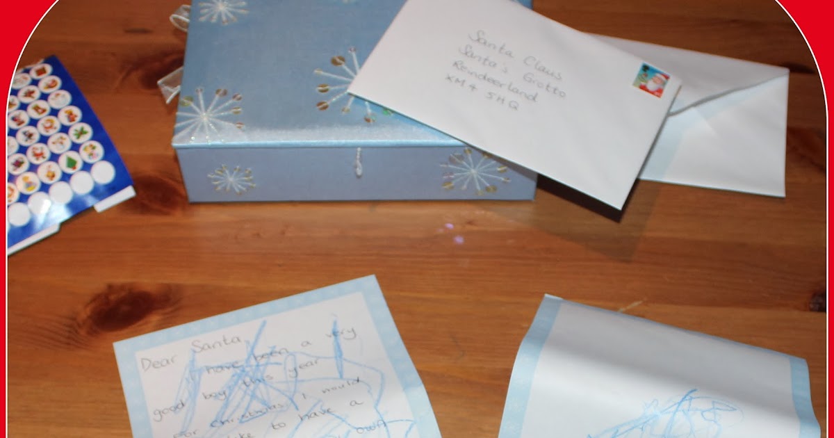 Writing a letter to Santa - Play and Learn Every Day