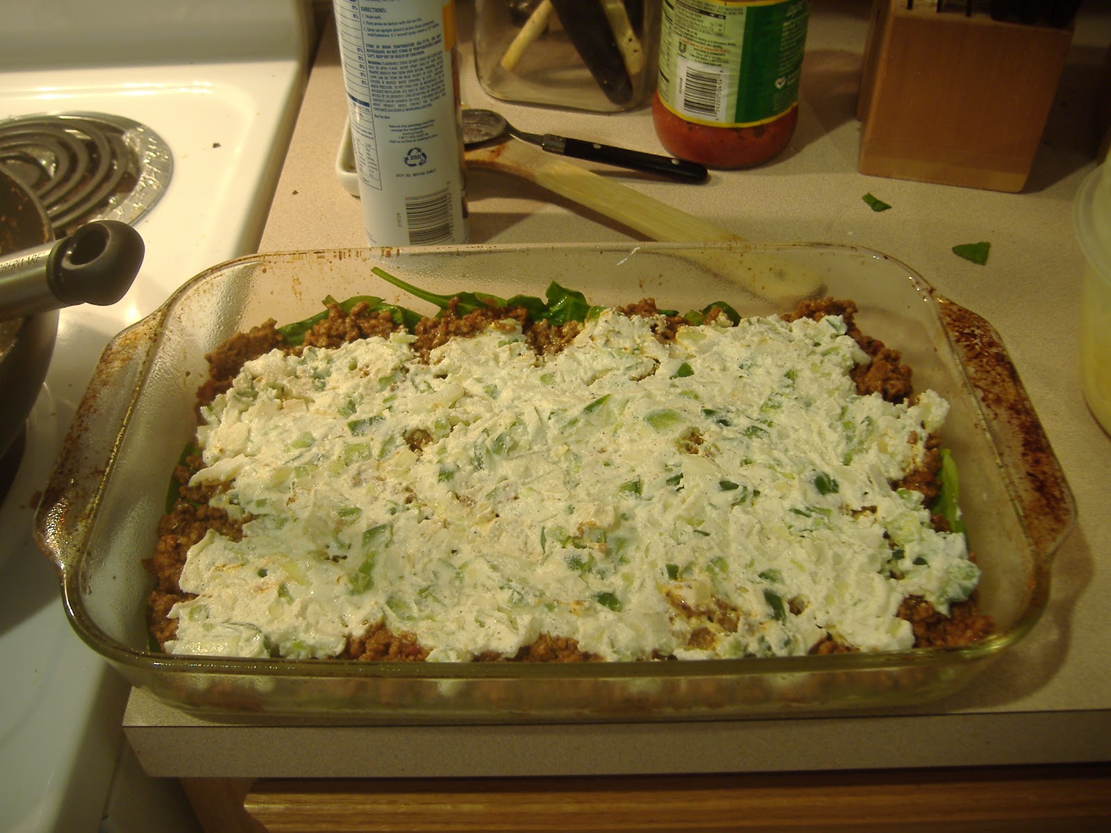 Low Carb Eating Low Carb Spinach and Beef Lasagna Recipe