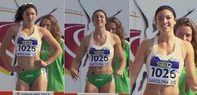 Michelle Jenneke heating up for the IAAF
