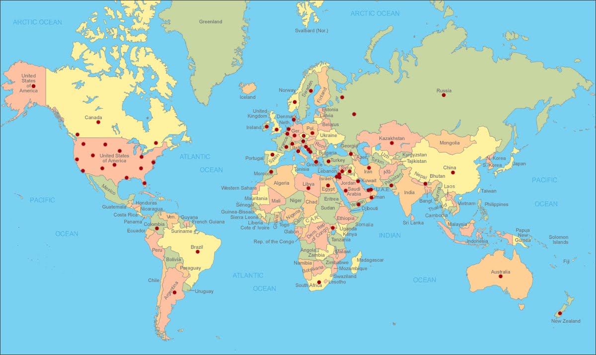 complete world map