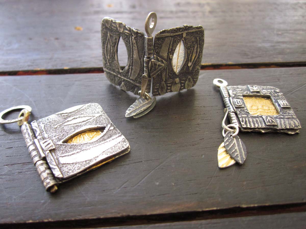 Celie Fago Simpler Hinges in PMC Sterling