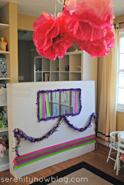 DIY Barbie Fashion Show Puppet Theater, from Serenity Now
