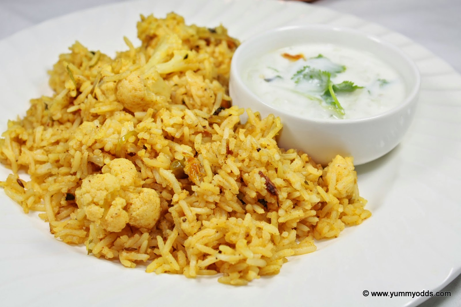Yum! Yum! Yum! Cauliflower Biryani Biryani Recipes