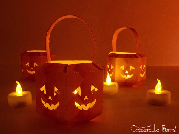 DIY halloween pumkin lantern - lanterne citrouille halloween
