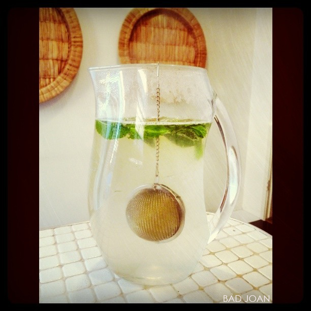 Cooking for the Average Joan recipe GINGER MINT LEMON TEA