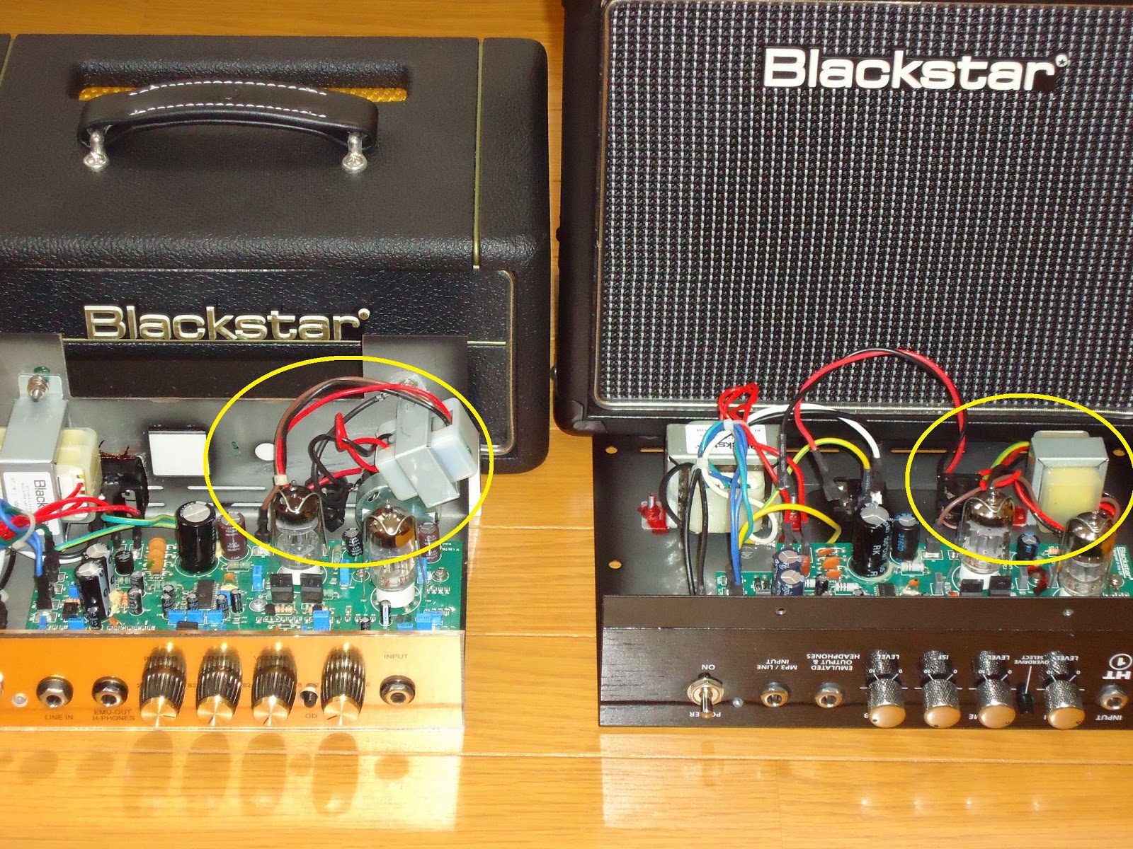おじんHardRocker : Assemble a Attenuator into Blackstar HT 1R 
