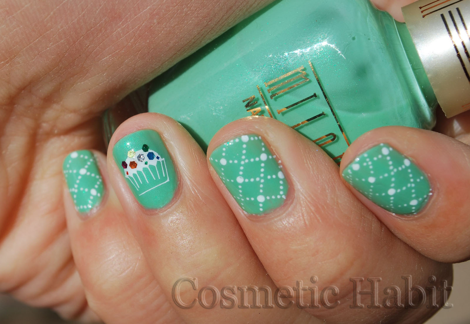 cupcake nail art idea-23 cupcake nail art idea-23