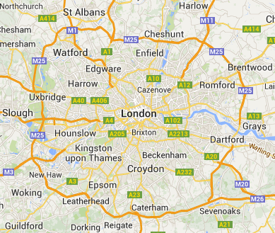 Image result for M25 on google maps