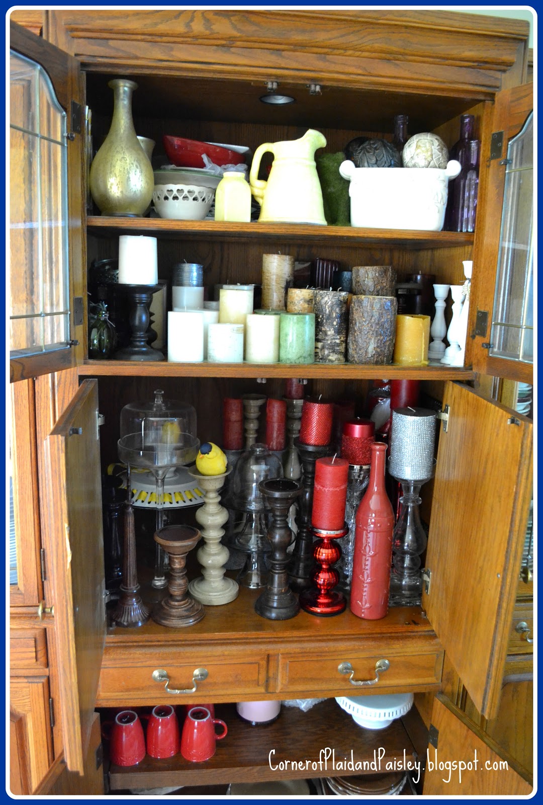 Corner of Plaid and Paisley Where do I Keep It All?