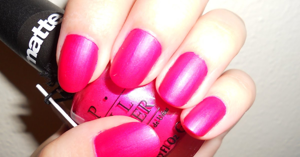 The Nail Polish Rehab Candidate: OPI La Paz-itively Hot Matte