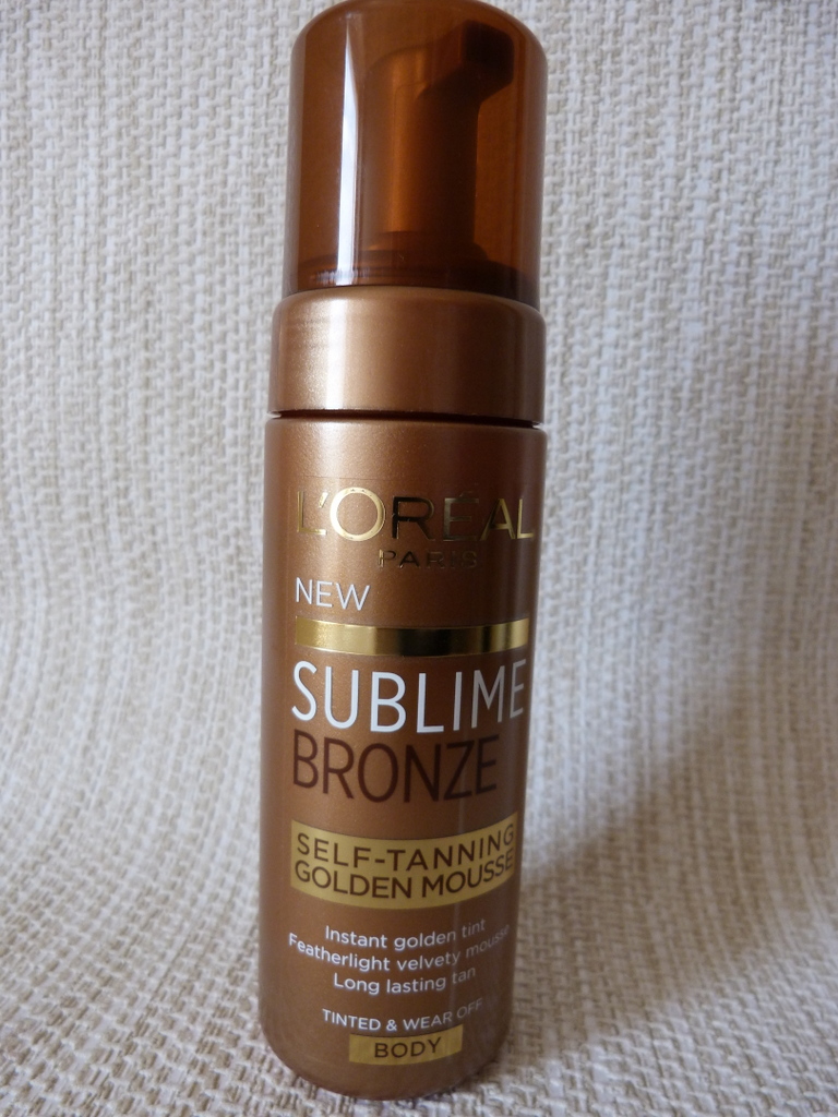 L'Oreal Sublime Bronze Tanning Mousse review Lovely Girlie Bits Best Irish Beauty Blog Image