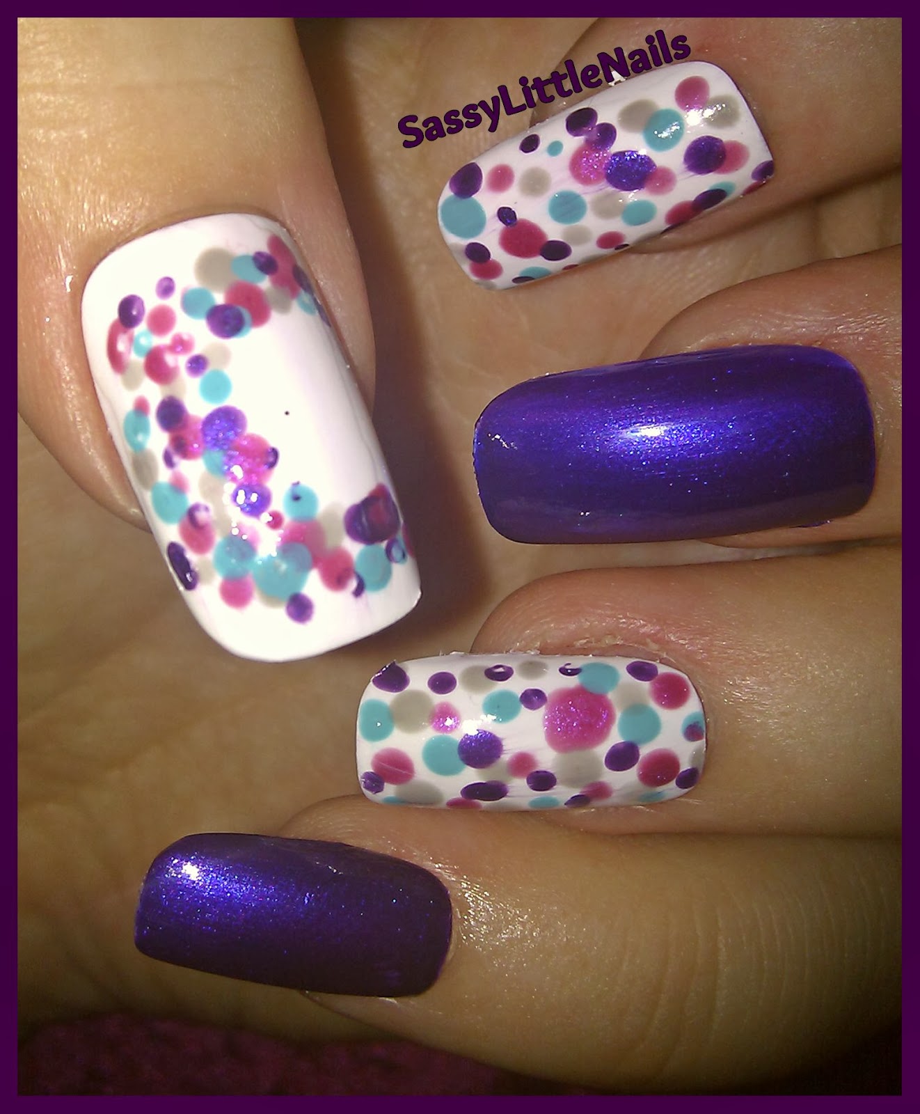 SassyLittleNails Health/Disease Charity of the month nail art!