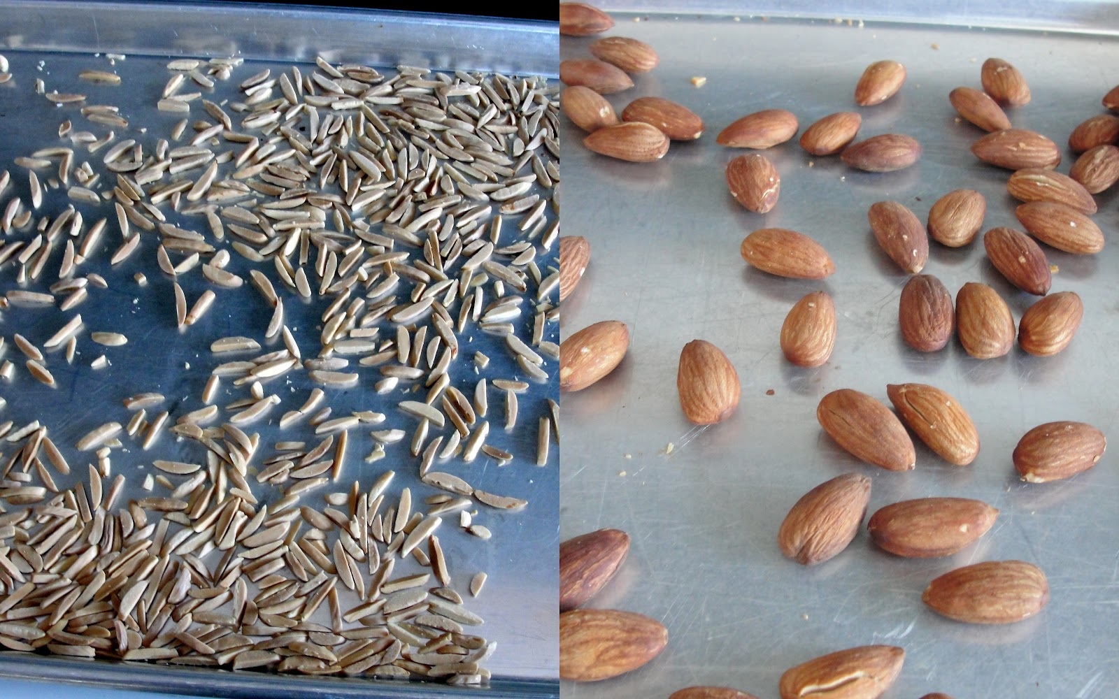 Healthy Family Cookin' How to Roast Raw Whole or Slivered Almonds in the Oven or Skillet