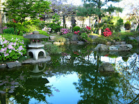 Landscapes japanese garden Montevideo Uruguay 