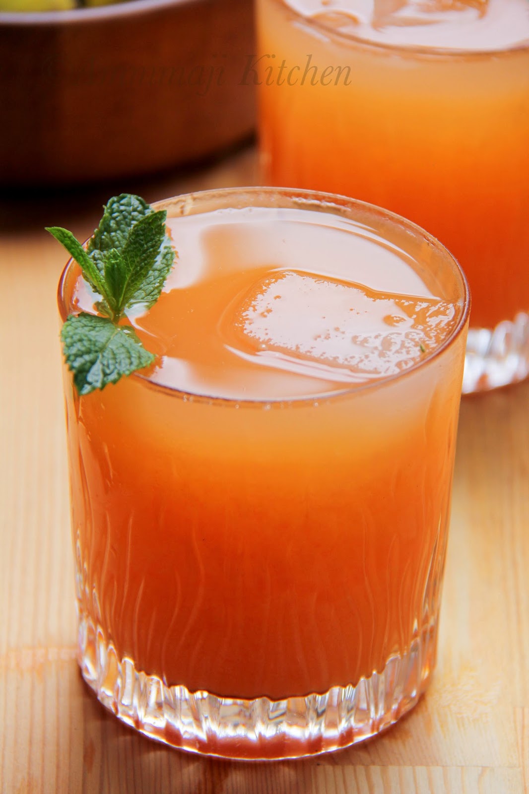 Cantaloupe Ginger Mocktail Indian Food Recipes Ammaji Kitchen