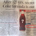 Coca Cola Mengandungi Alcohol....!!!