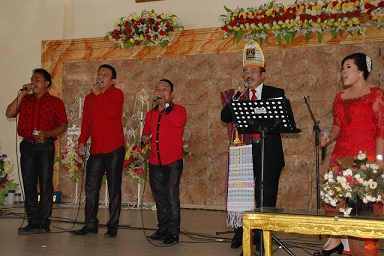 Lagu "Dame" dan PS "Holong" Bergema di Pesta Bona Taon Panjaitan Jambi