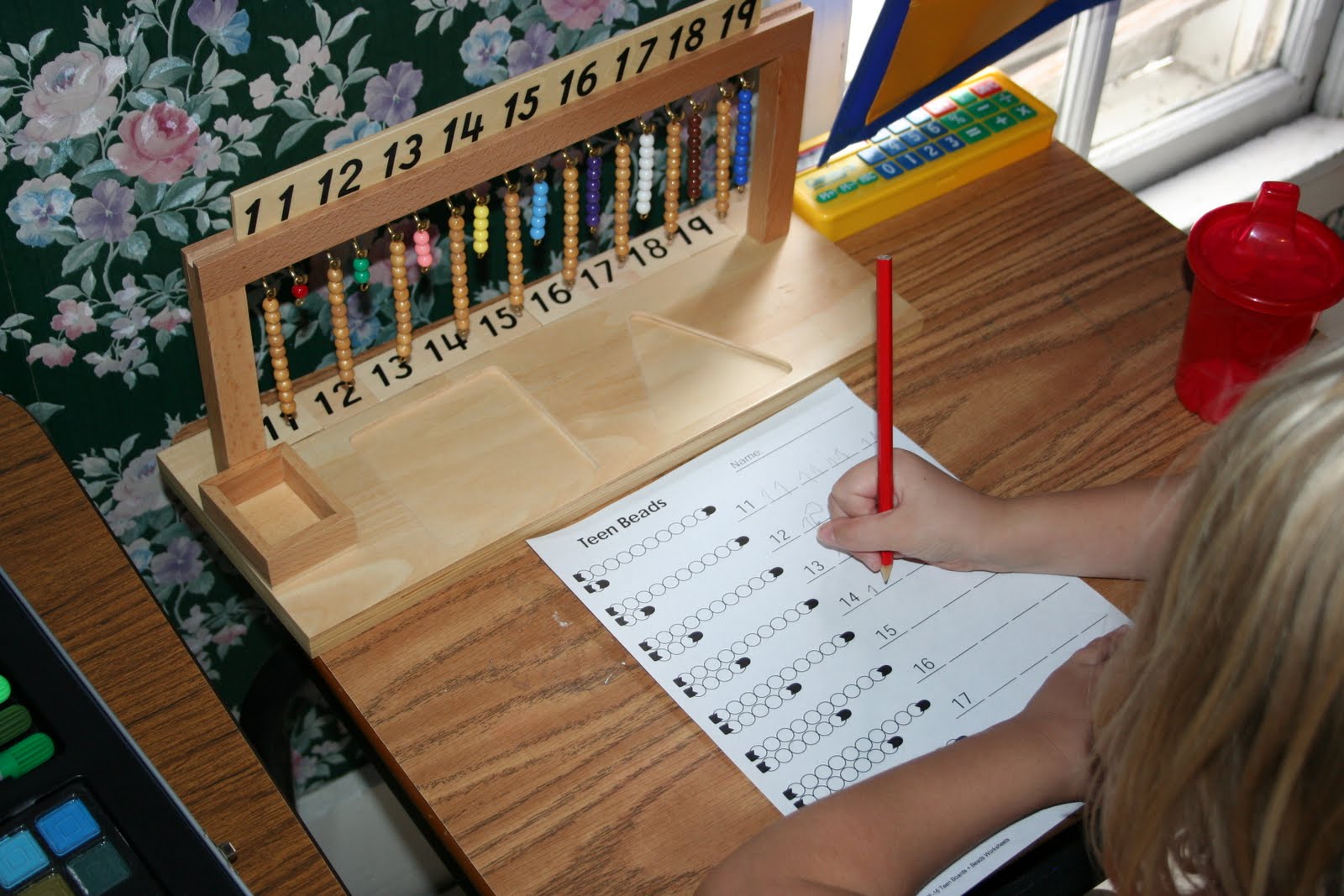 Our Country Road Montessori Beads and Teen Bead Hanger Our Purchase and Lessons