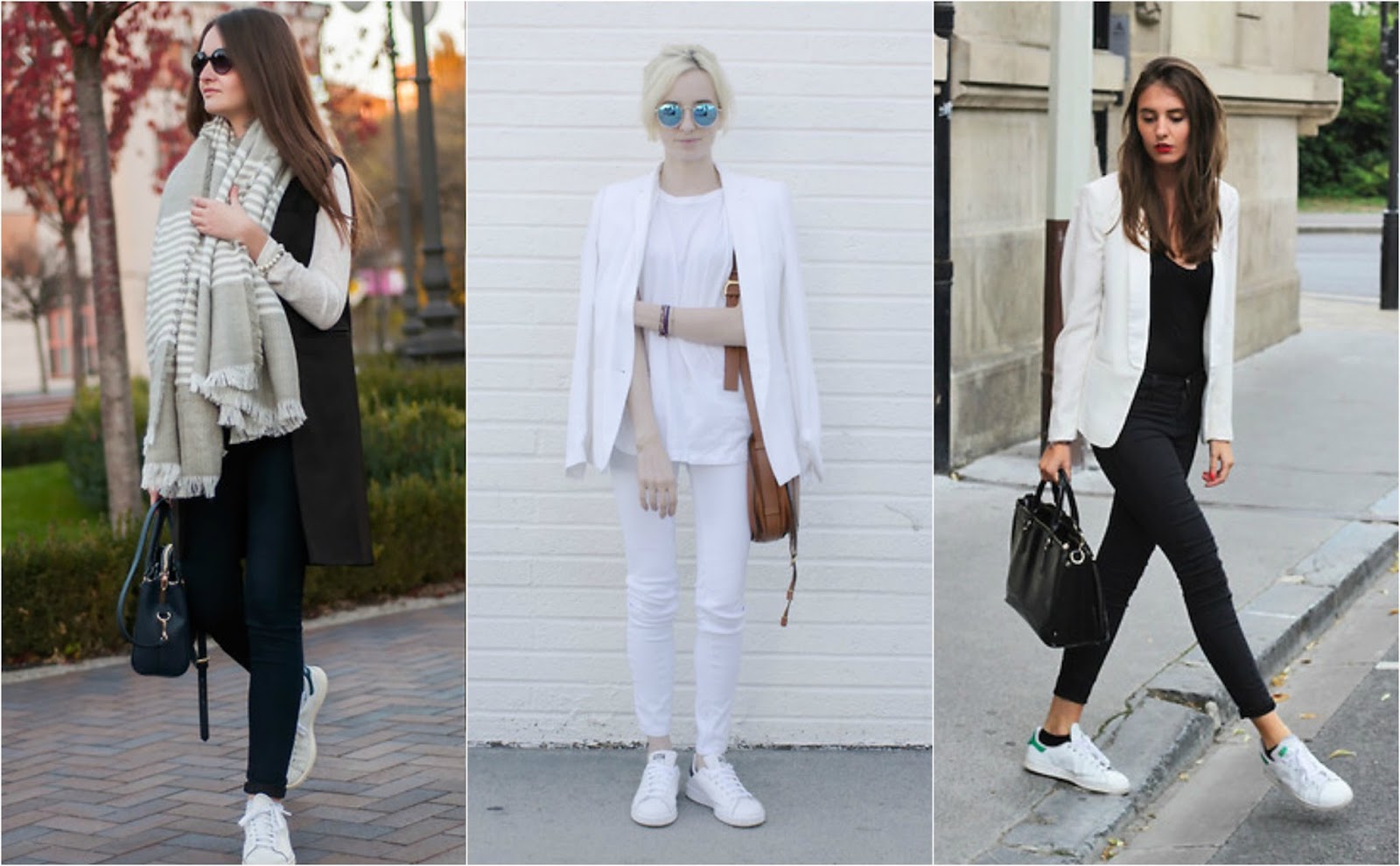 looks com tenis adidas stan smith