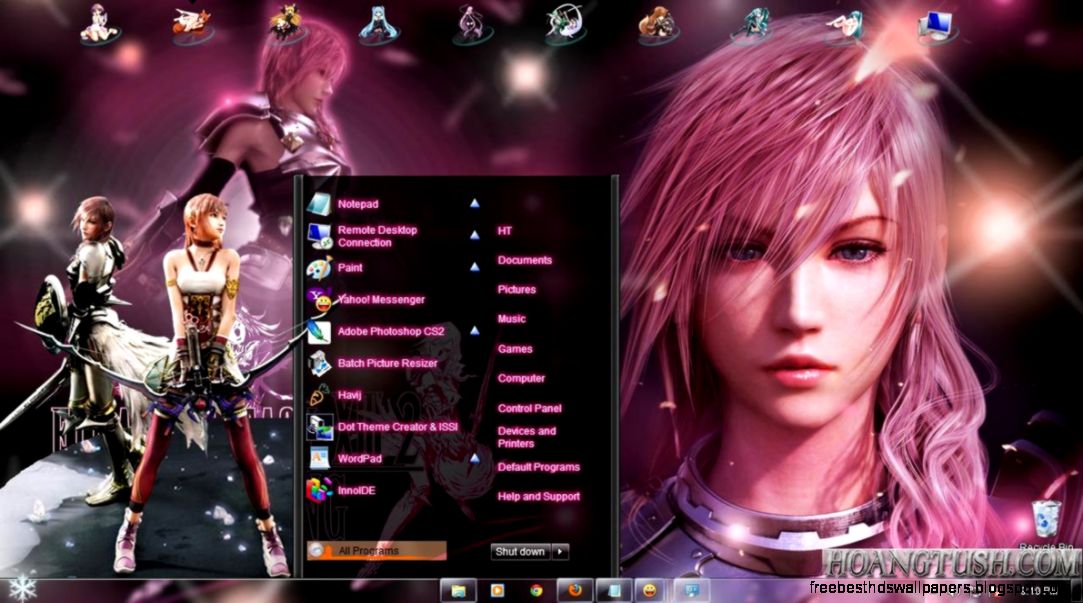 windows 7 final fantasy theme windows 7 final fantasy theme