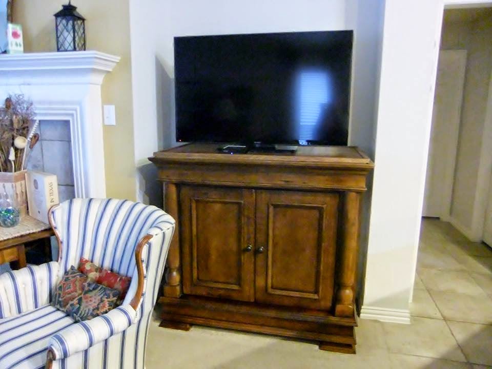 The House Enthusiast Repurposing From Armoire To Headboards Console