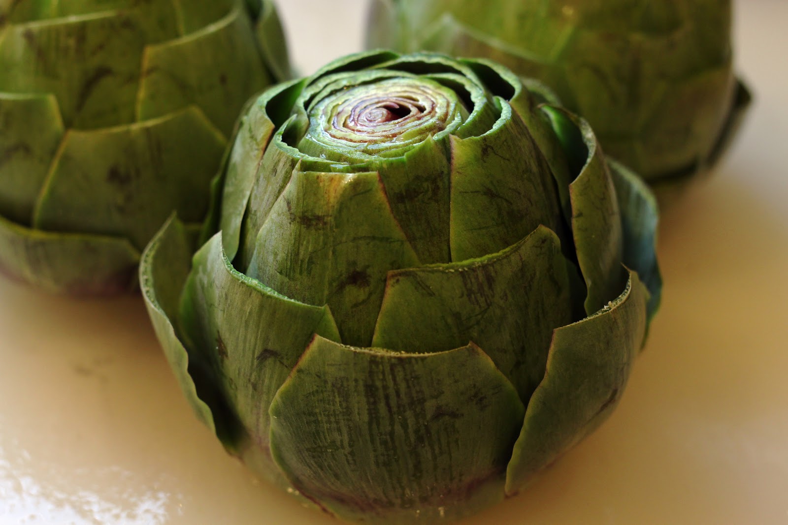 Salads and Such Steamed Artichokes