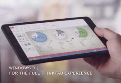 Lenovo ThinkPad 8 Dirilis, Tablet Untuk Kalangan Pebisnis