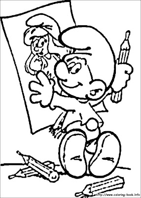 Smurf Coloring Pages,Coloring Pages smurf