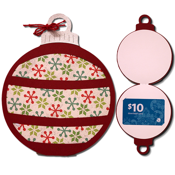 Bits of Paper Ornament Gift Cards