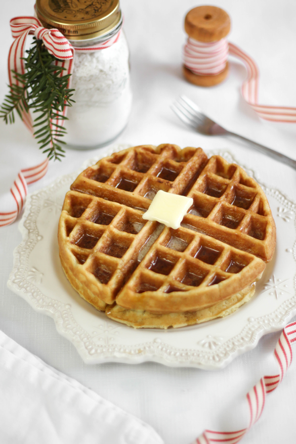 Cabin Waffles Diy Waffle Mix Sprinkle Bakes