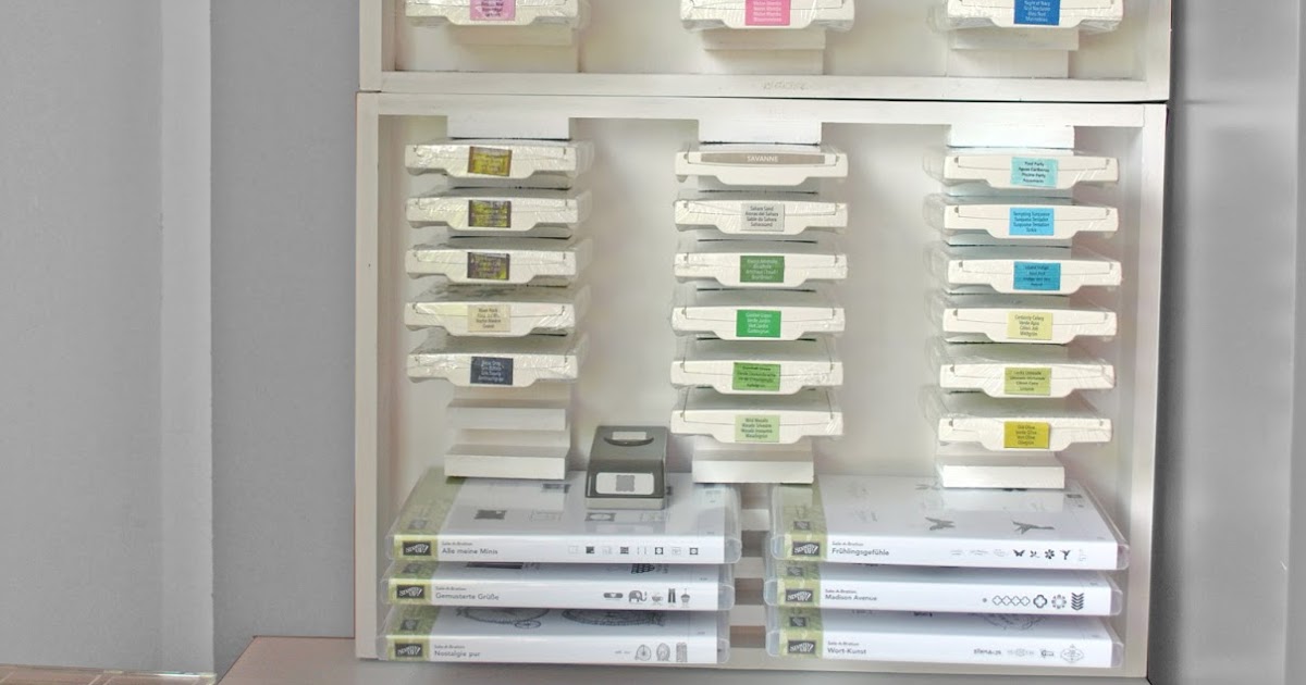 CRAFTY STORAGE Betty's ink storage DIY