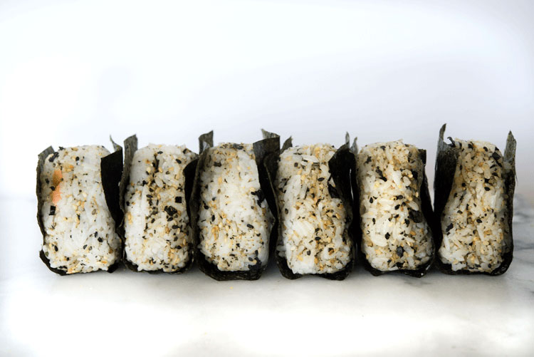 Smoked Salmon Onigiri WILD GREENS & SARDINES