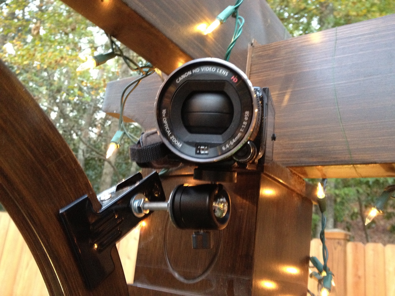 The Frugal Filmmaker Clip Lamp Camera Mount