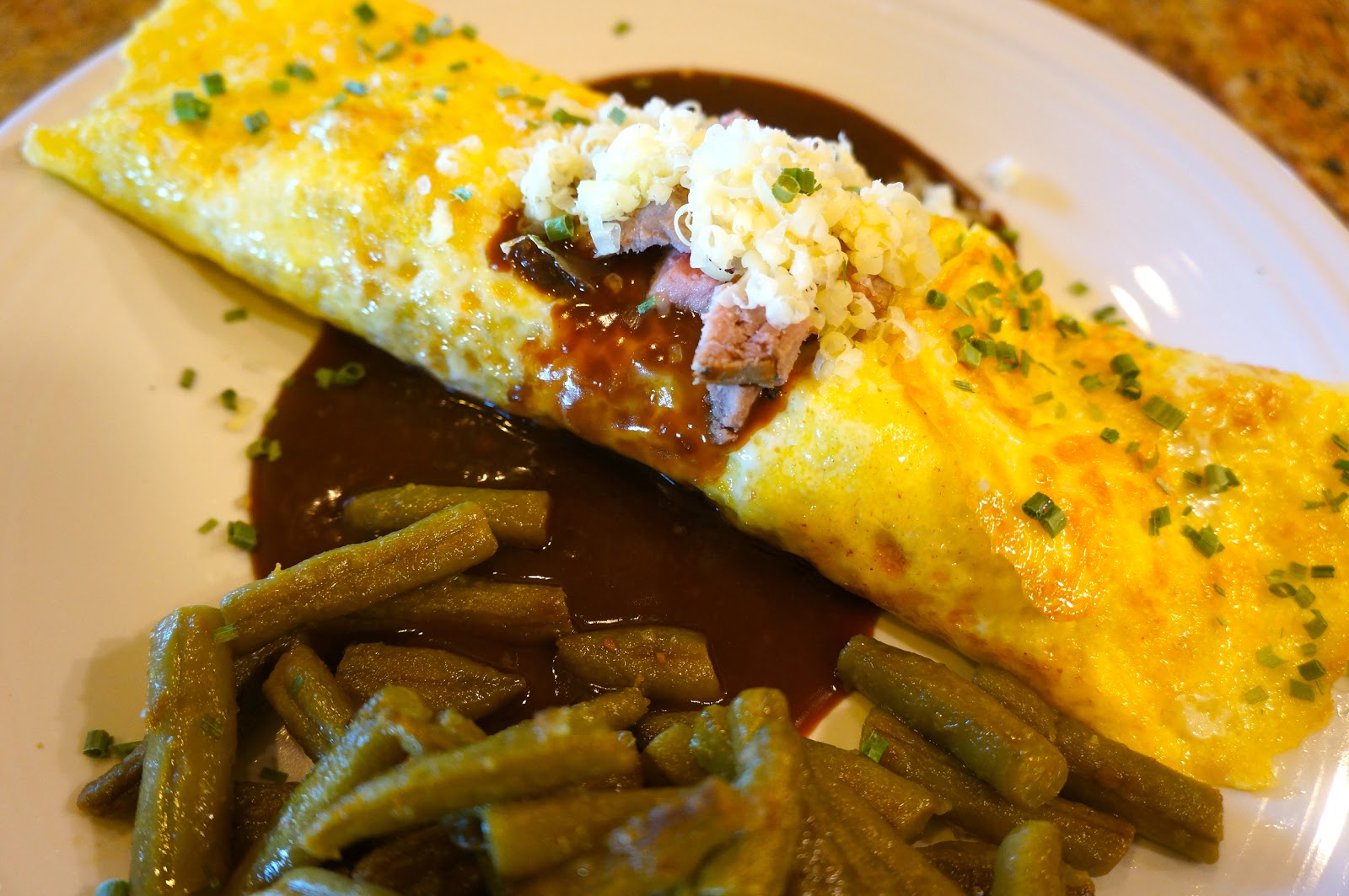 Pine Creek Style Roast Beef Omelet...