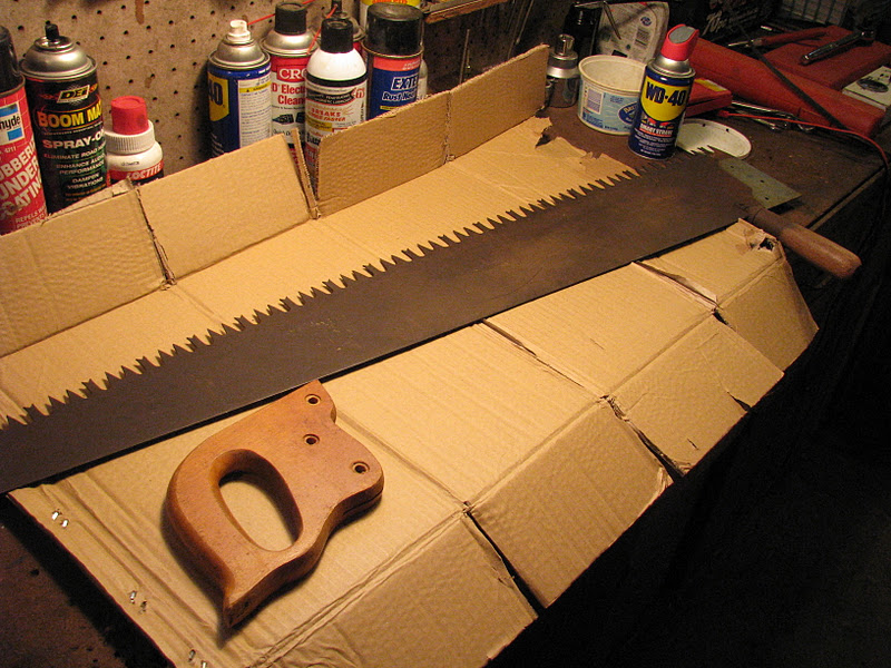 Green Cascadia Let's Sharpen (another) Crosscut Saw
