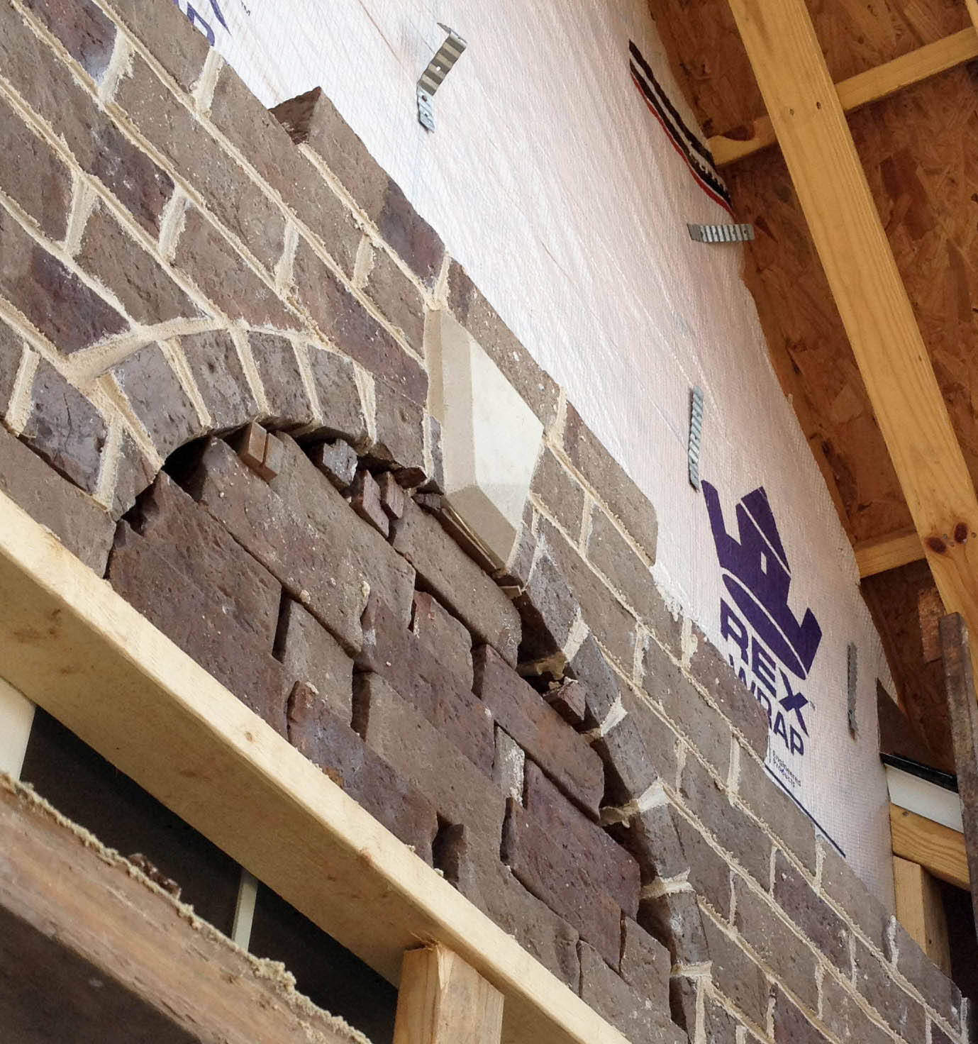 Building our Dreams Brick and Sheetrock