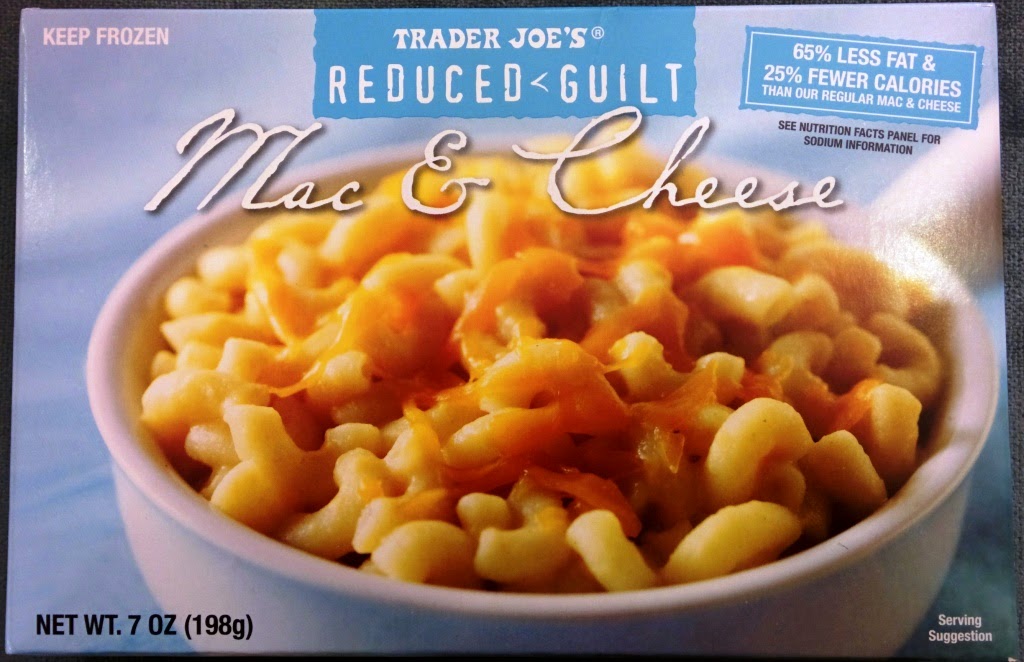 Trader Joe's Nutrition Labels Trader Joe's Reduced Guilt Mac and Cheese