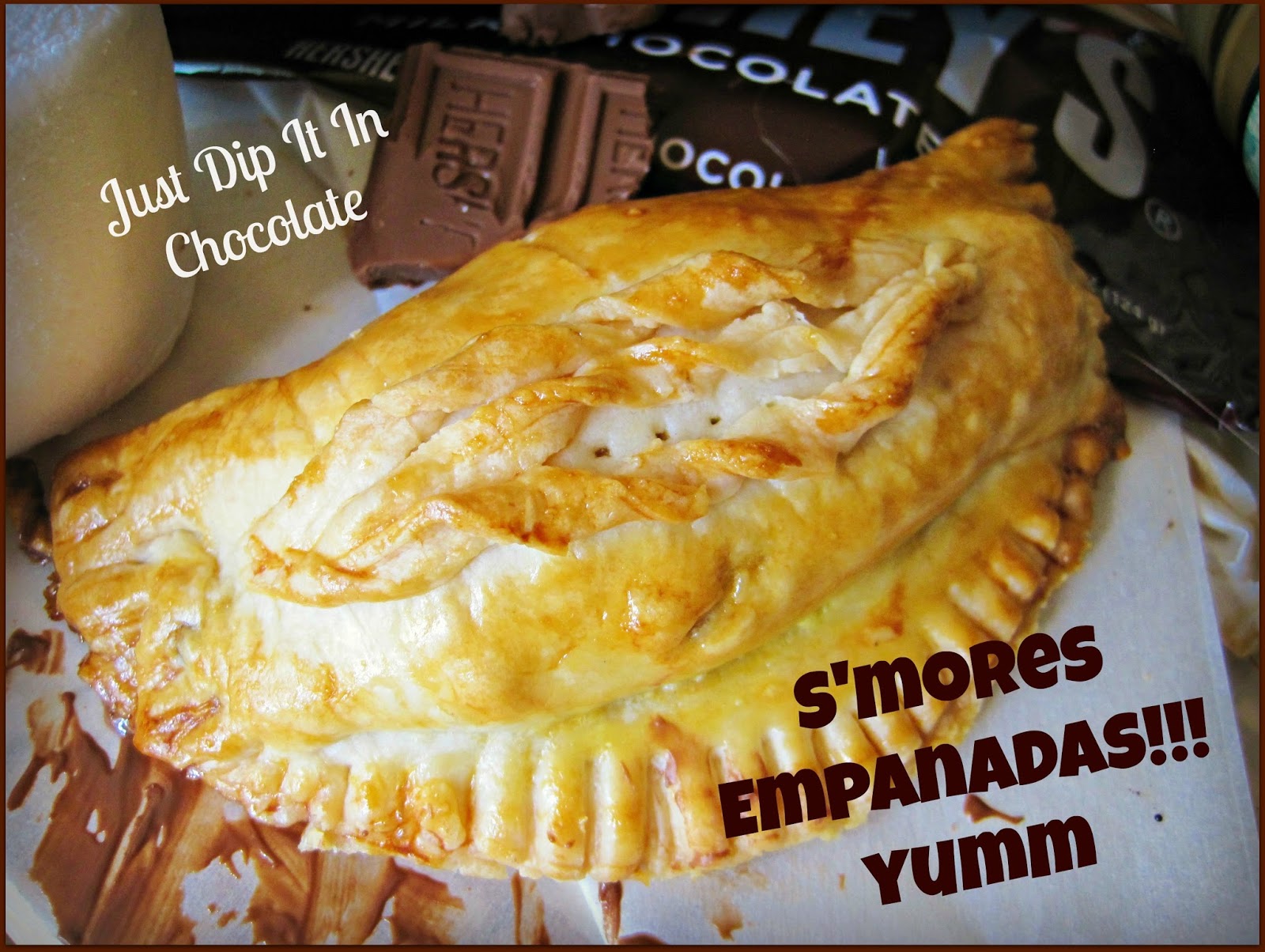 Just Dip It In Chocolate S'mores Empanadas Recipe