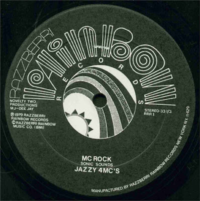 Jazzy 4 MC's ‎– MC Rock (1979, 12'', 160)