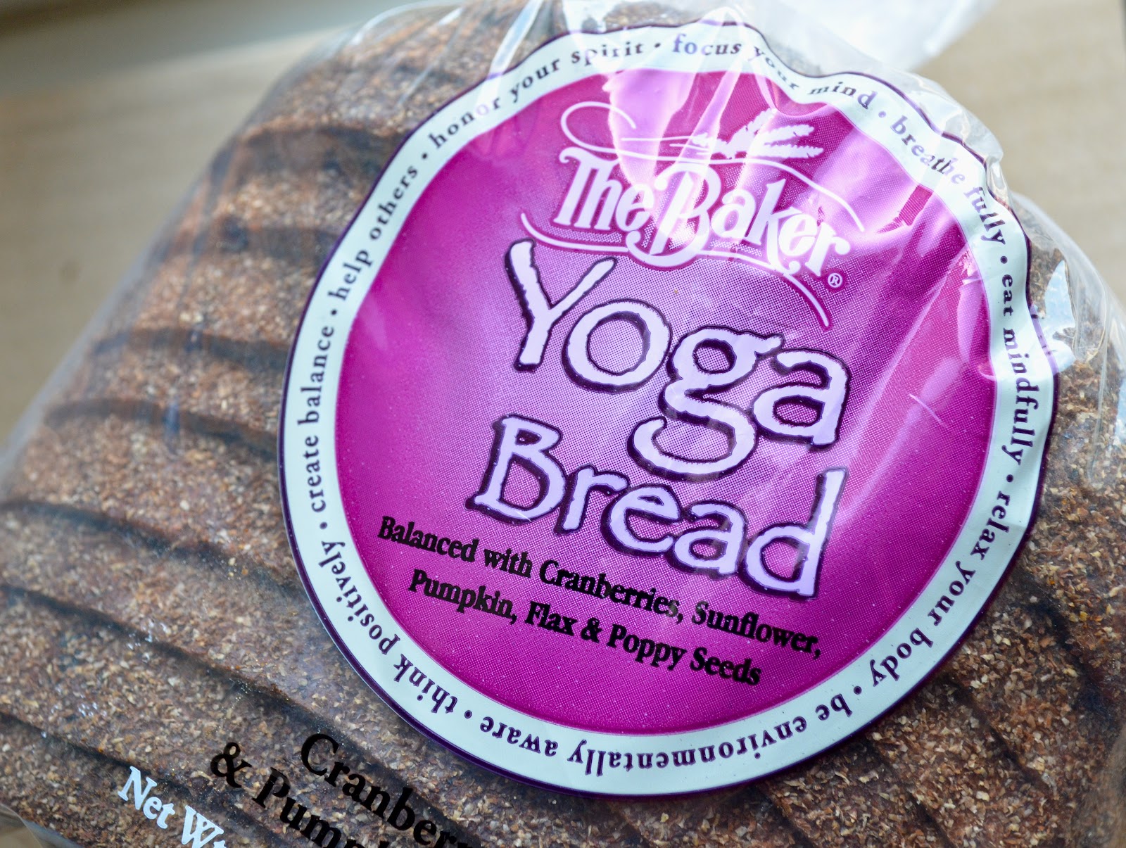 Product Placement The Baker Yoga Bread cherylsconfections