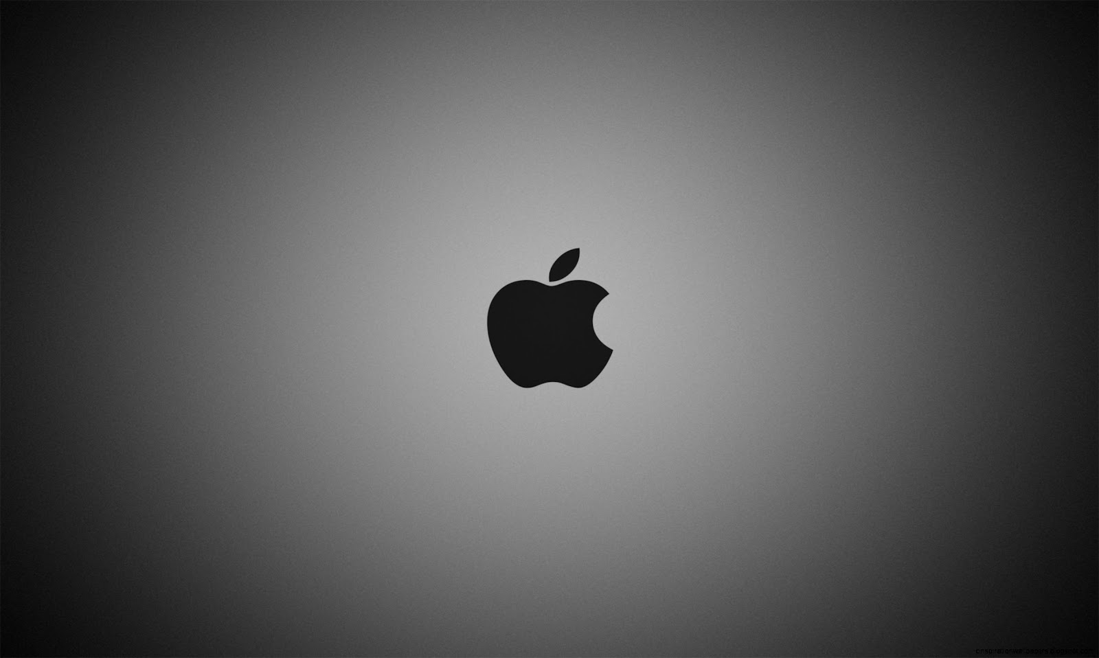 Grey with Black Background Apple Grey with Black Background Apple