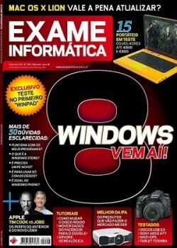 capa Exame Informática Windows 8 Vem Ai Edição 196