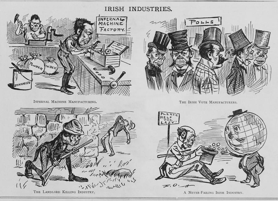 Fighting Irish - The Irish and Their Battle Through Racism : Anti Irish