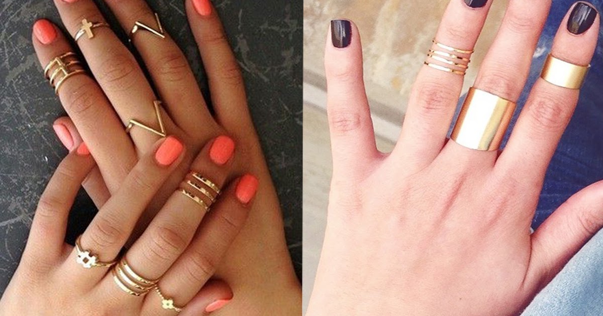 A Quaint Perspective Trend Alert Knuckle rings.