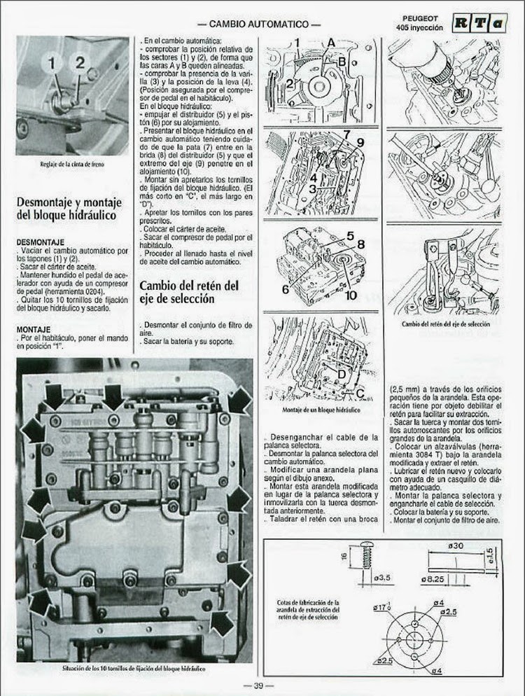 Manual del usuario peugeot 405 diesel