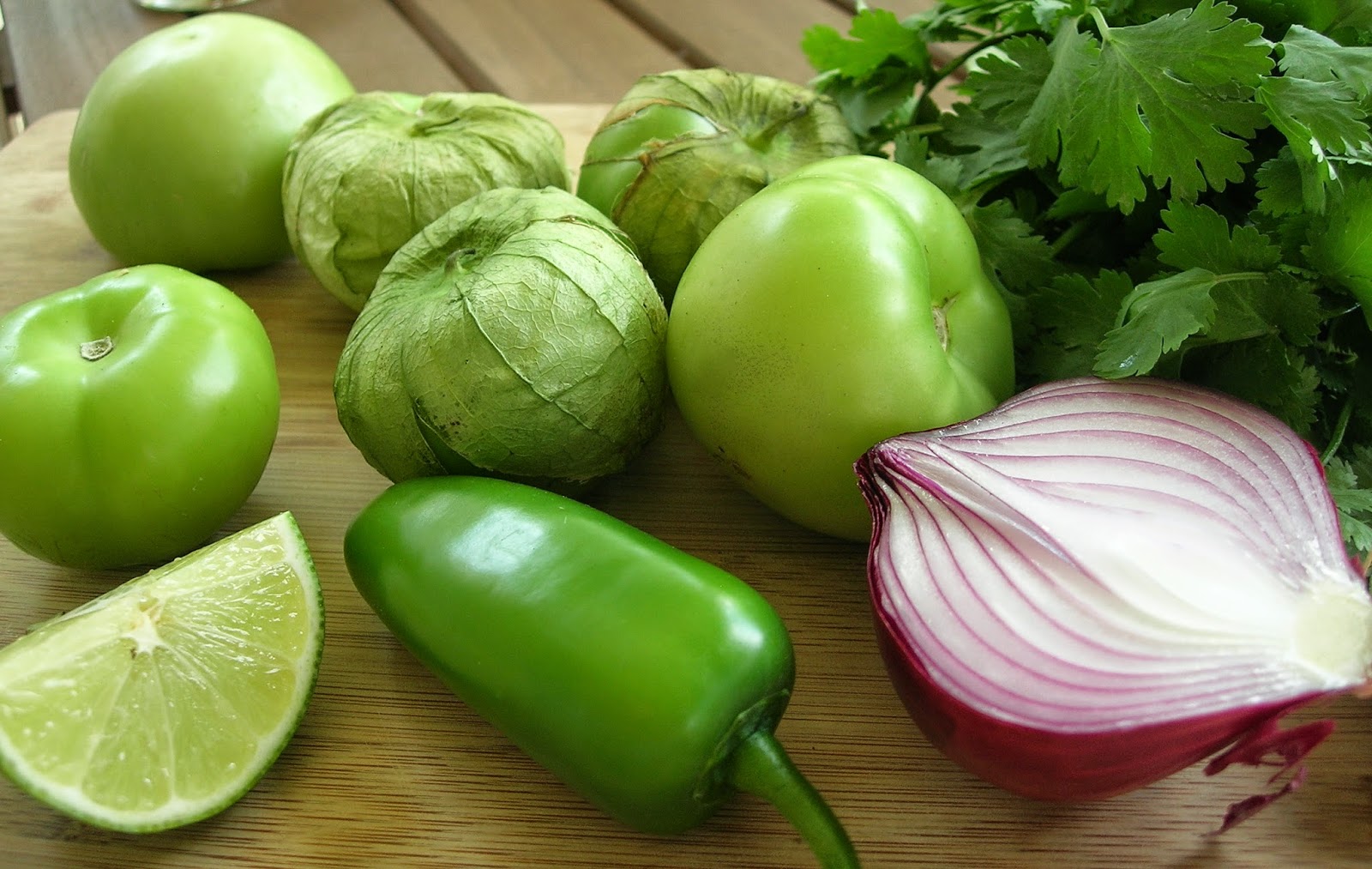 My Little Bungalow Fresh Tomatillo Salsa