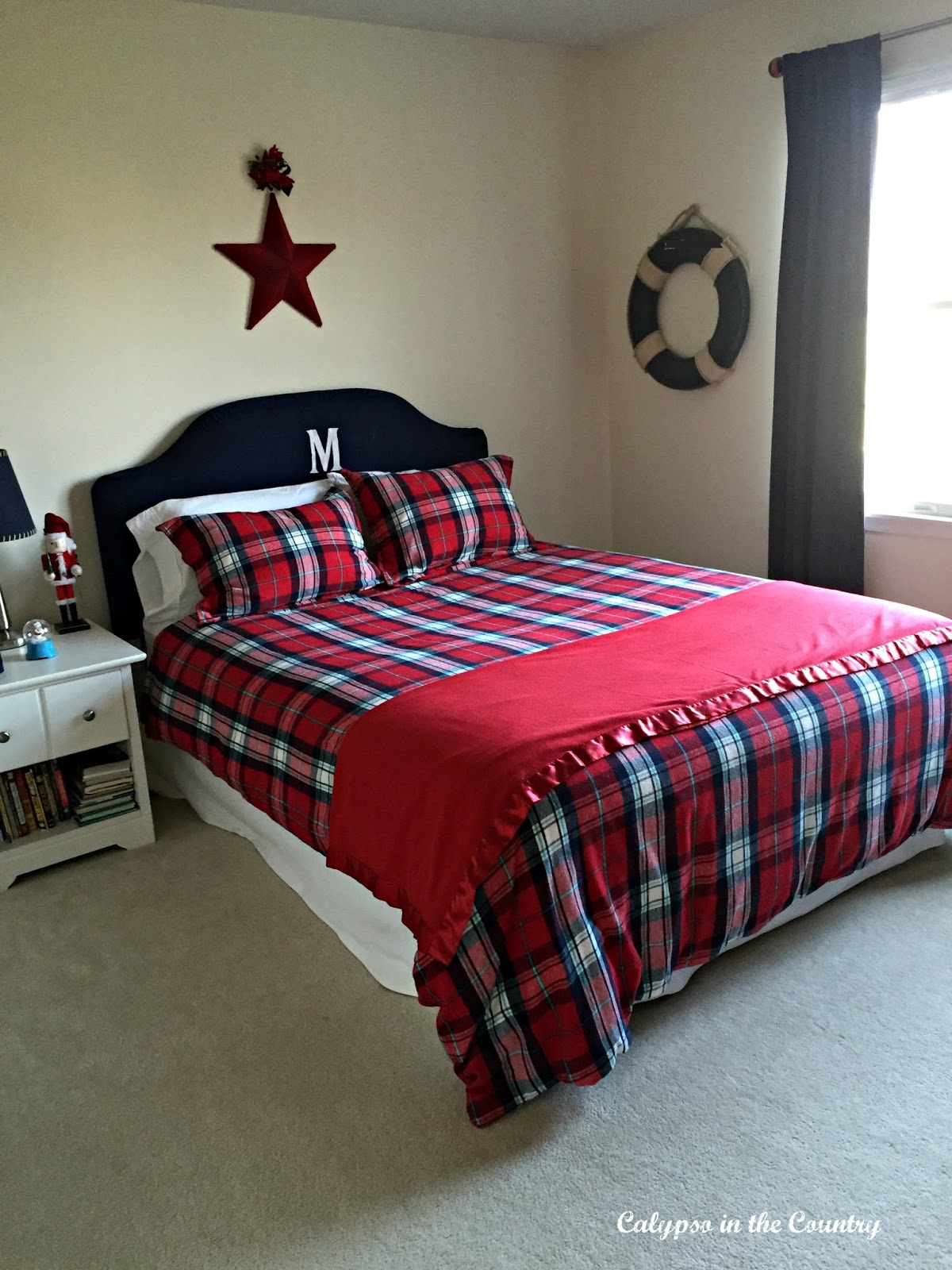 Red and Blue Boys Room
